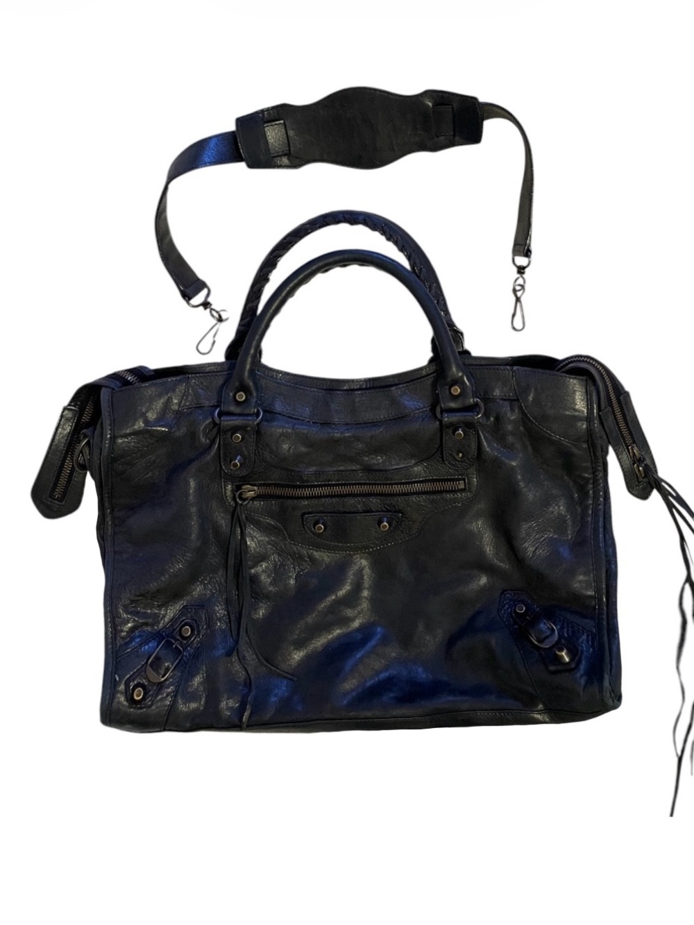 WOMEN'S LE CITY BAG MEDIUM IN BLACK - Picture 9 of 10